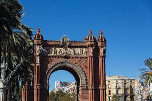 arco di trionfo di barcellona foto