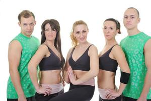 persone gruppo fitness foto