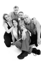 persone gruppo fitness foto