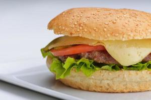 hamburger fast food foto