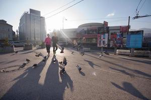 giovane coppia jogging foto