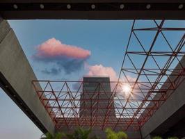 Messico, monterrey, punto di riferimento macropiazza nonna plaza piazza nel storico città centro foto