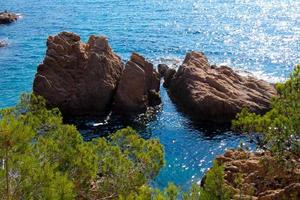 Visualizza di il catalano costa brava, sant feliu de guixol, Spagna foto