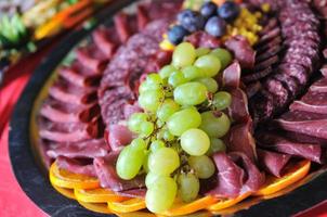 ristorazione cibo preparativi su tavolo foto