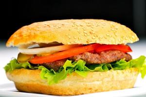 hamburger fast food foto