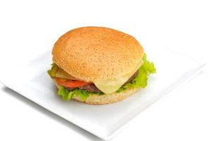 hamburger fast food foto