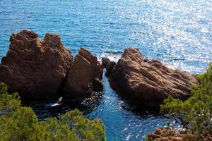 Visualizza di il catalano costa brava, sant feliu de guixol, Spagna foto