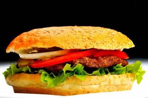 hamburger fast food foto