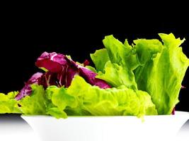 insalata verde fresca foto