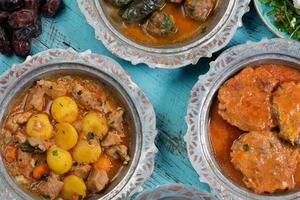 eid mubarak tradizionale Ramadan iftar cena. foto