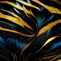 tigre strisce nel sfumature nere. senza soluzione di continuità modello foto