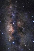 vicino su di latteo modo galassia con stelle e spazio polvere nel il universo