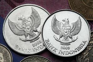monete dell'Indonesia foto