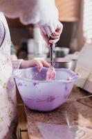 cottura al forno rosa macarons foto