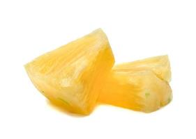 ananas fetta isolato su bianca sfondo foto