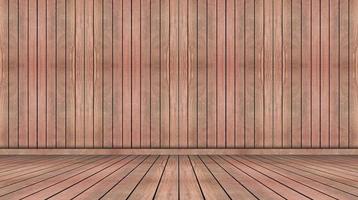 Marrone parete e pavimento camera legna sfondo foto