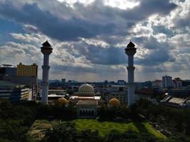bellissimo aereo Visualizza, mille dollari moschea per islamico sfondo foto