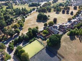 aereo Visualizza di cricket terra a Locale pubblico parco di hemel canapa Inghilterra grande Gran Bretagna foto