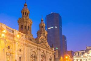 plaza de las armas piazza a santiago cile foto