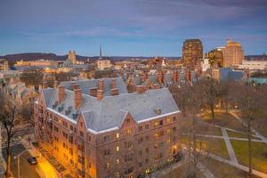 New Haven City Downtown skyline paesaggio urbano del Connecticut, Stati Uniti foto