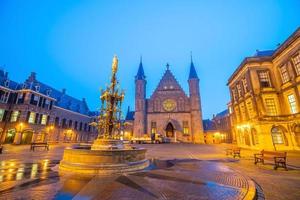 interno cortile di il binnenhof palazzo nel il l'Aia, Olanda foto