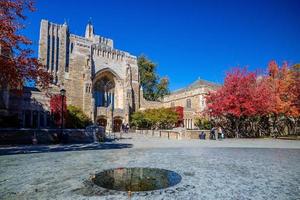 nuovo porto città centro orizzonte paesaggio urbano di Connecticut nel autunno foto