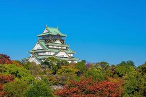 castello di osaka a osaka foto