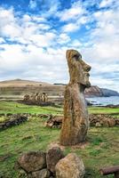 moais a ahu tongariki nel Pasqua isola foto