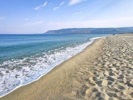 spiaggia di calabria nel meridionale Italia foto