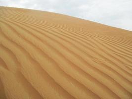 onde di sabbia struttura. dune di il deserto. deserto dune tramonto paesaggio. foto