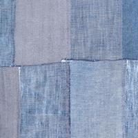 patchwork a partire dal vecchio denim lembi foto