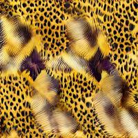 leopardo turni seta sciarpa disegno, moda tessile. foto