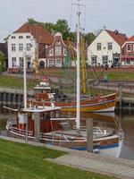 greetsiel,germania,2020-il villaggio di salutiel a il nord mare nel Germania foto