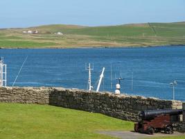 Shetland isole nel Scozia foto