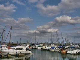 dorso a il nord mare costa foto