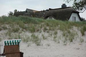 il isola di zingst a il baltico mare foto