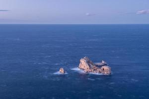 bellissimo spiaggia a punta de castellare, Santa agnese de la corona, baleari isole, Spagna. foto