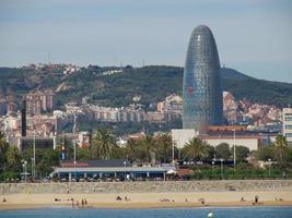 la città di Barcellona foto