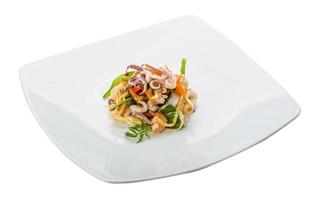 insalata asiatica di frutti di mare foto