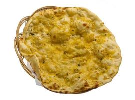 naan con formaggio e aglio foto