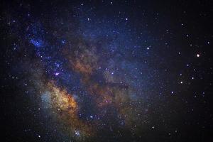 il centro di latteo modo galassia con stelle e spazio polvere nel il universo foto