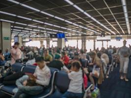 astratto blured foto di don Muang internation aeroporto bangkok Tailandia.