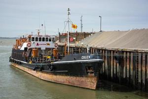 whitstable, Kent, UK, 2014. olio prodotti petroliera ormeggiato a whitstable foto