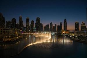 dubai, 2022 - musicale Fontana nel dubai foto