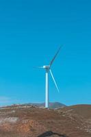vento azienda agricola, vento fattorie. vento energia è il uso di aria flusso attraverso vento turbine per meccanicamente energia generatori per elettrico potenza. foto