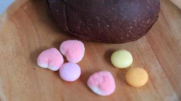 buio Marrone pane e sei carino caramelle foto