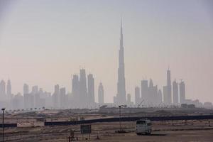 panorama dubai città foto