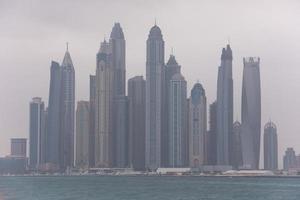 panorama dubai città Emirati Arabi Uniti foto