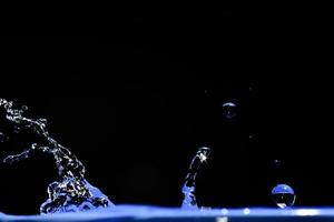 forme astratte dell'acqua. immagine per uno sfondo fatto di acqua. foto