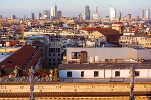 aereo fotografia di il vecchio città foto